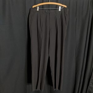 MISSONI black pleated virgin wool pants